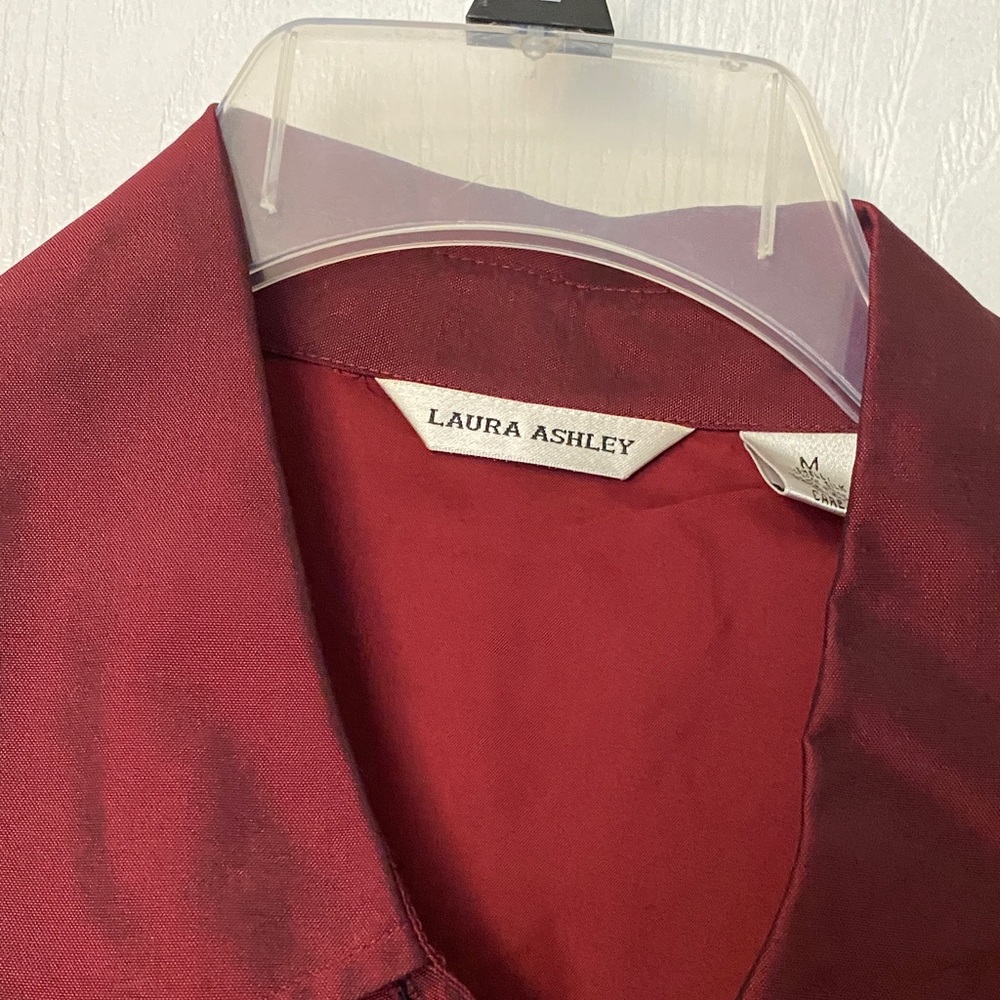 Laura Ashley Deep Red Shirt